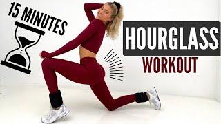 15 MIN. HOURGLASS WORKOUT - slim waist & round booty // optional: ankle weights | Mary Braun
