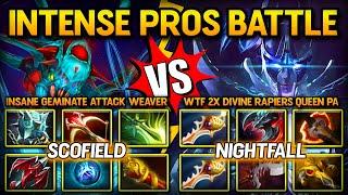 INTENSE PROS BATTLE | INSANE GEMINATE ATK SCOFIELD WEAVER VS. 2X RAPIERS NIGHTFALL PHANTOM ASSASSIN