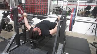 255x1x2 (2nd) Bench Press | (7/31/2024)