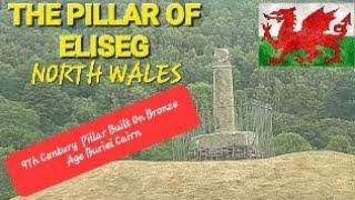 ELISEGS PILLAR - Princes Of Wales 9th Century Inauguration Site ? + Cairn . Welsh History With Anna