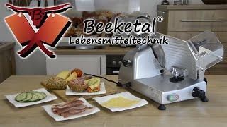 Beeketal Aufschnittmaschine Allesschneider Schneidemaschine