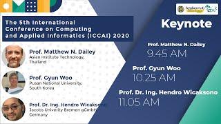 5th International Conference on Computing and Applied Informatics (ICCAI) 2020