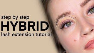 Step by Step Hybrid Lash Extension Application Tutorial