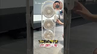 three head air circulation fan #fan #youtubeshorts #gadgets