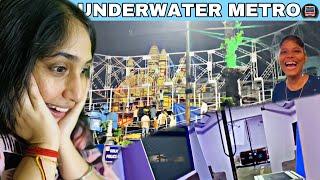 KOLKATA UNDERWATER METRO | DURGAPUJA2k24 | ARUNVANSHIKA | Araansh