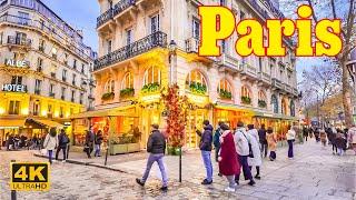 Paris, France - 4K HDR Walking Tour - December 2024 | Paris 4K | A Walk In Paris