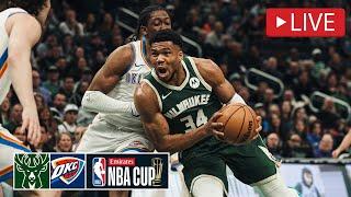 NBA LIVE! Milwaukee Bucks vs Oklahoma City Thunder | EMIRATES NBA CUP FINALS | December 17, 2024