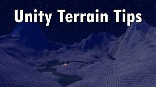 Unity Terrain Tips