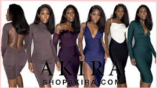 DATE NIGHT Dress Haul | Shop AKIRA Try On Haul | 5 Dresses For $100 SALE