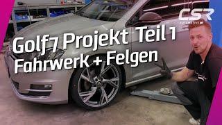 Golf 7 Tuningprojekt Teil 1 - Fahrwerk und Felgen