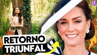 O RETORNO TRIUNFAL DE KATE MIDDLETON E A PROVA DE QUE ELA É UMA VERDADEIRA RAINHA!