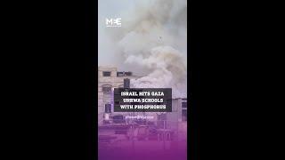 Israeli warplanes hit UNRWA schools in Gaza with white phosphorus