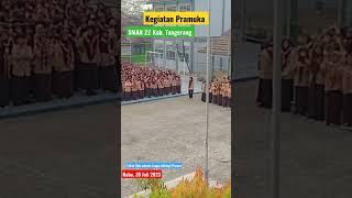 Kegiatan Pramuka SMAN 22 Kab. Tangerang