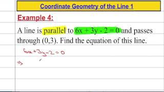 Core Maths: Coordinate Geometry of the Line 1