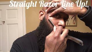 Straight Razor Beard Line Up!