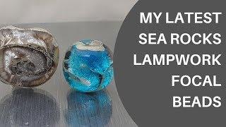 [BEADS] My latest Sea Rocks lampwork focal beads - Anne Londez Glass