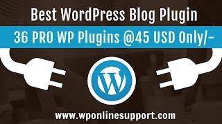 WP Blog and Widget - WordPress Blog Widget Plugin