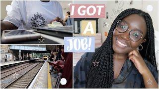 I have some news... I GOT A JOB! First Week Graduate Internship Vlog