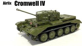 Airfix Cromwell Mk IV Starter Set (1:76 scale model kit) Timelapse Build and Review