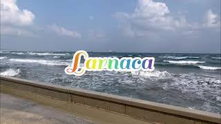 Larnaca walking tour from Kastella Beach to Larnaca Marina, Cyprus