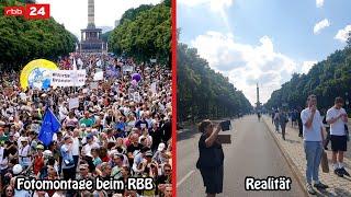 Satire-Aktion auf Demo gegen Rääächts in Berlin mit Captain Future & der Freedom Parade, 08.06.24