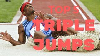 TOP 10 Triple Jumps Of All Time | Triple Jump World Records