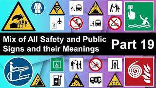 Mix of All Safety and Public Signs with their Meanings - Part 19