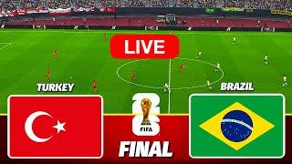 TURKEY vs BRAZIL - FIFA World Cup 2026 FINAL || Live Football Match | PES 21