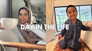 Vlog | Yusuf made my coffee & my niece slept over | Noha Hamid