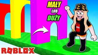 DUŻA vs MAŁA w ROBLOX! 