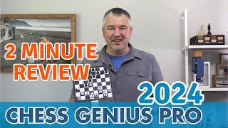 ChessGenius Pro 2024 - 2 Minute Review of Electronic Chess Computer by Millennium