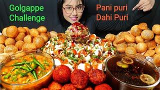 Eating Panipuri, Dahi Puri | Big bites | Asmr eating | Mukbang | Golgappe Eating | Phuchka Eating