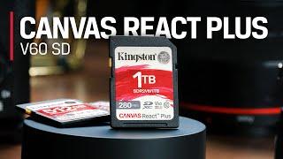 Canvas React Plus V60 SD Card – Kingston Technology