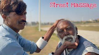 PAKISTANI STREET FULL BODY MASSAGE |ASMR HEAD BACK SHOULDER MASSAGE |