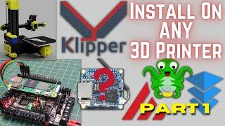 Install Klipper on ANY 3d printer - Part 1 - Intro and the Basics