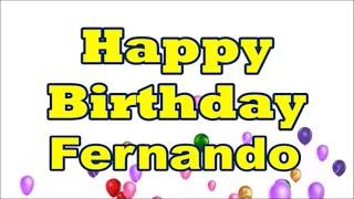 Happy Birthday Fernando