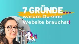 7 Gründe, warum Du unbedingt eine Webseite brauchst | digitallotsen | So geht Online Marketing