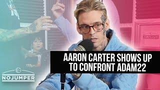 Aaron Carter pulls up and puts Adam22 on Blast!!!