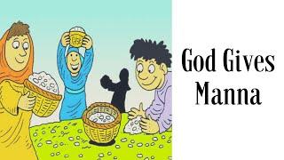 God gives manna