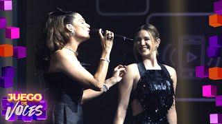 Mía Rubín luce su espectacular voz junto a Natalia Jiménez al cantar 'Creo en mí' | Juego de Voces