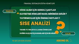 SISECAM : BU SEVİYELERDEN ALINIR MI? | #Sise Borsa Hisse Senedi Analizi