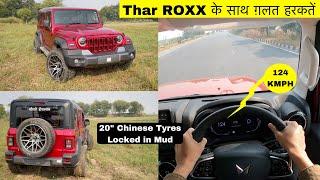 26 लाख की Thar ROXX के साथ ऐसी हरकतें कौन करता है यार | Thar Roxx AX5L Automatic