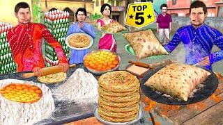 Cheese Pillow Paratha Zero Fat Chole Kulcha Cooking Street Food Collection Hindi Kahani Stories