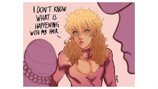 Giorno's Hair (JOJO comic dub)