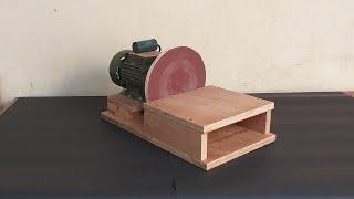 Simple  Disc Sander Homemade || Woodworking Tools Diy