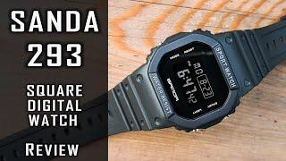 Sanda 293 digital square watch review #gedmislaguna #watchreview #sanda #sandawatch