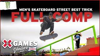 Monster Energy Men’s Skateboard Street Best Trick: FULL COMPETITION | X Games Ventura 2024