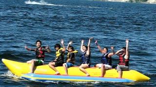 Epic Banana Boat Ride Fail in Penticton BC