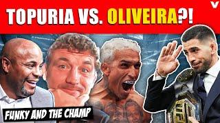 Daniel Cormier & Ben Askren on Ilia Topuria MOVING UP to fight Charles Oliveira, Umar jacuzzi pic