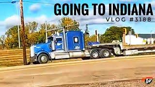 GOING TO INDIANA! | My Trucking Life | Vlog #3188